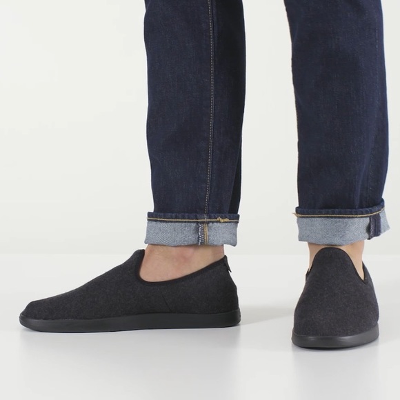 mens wool slip on shoes
